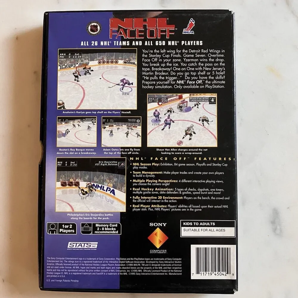 Sony nhl faceoff